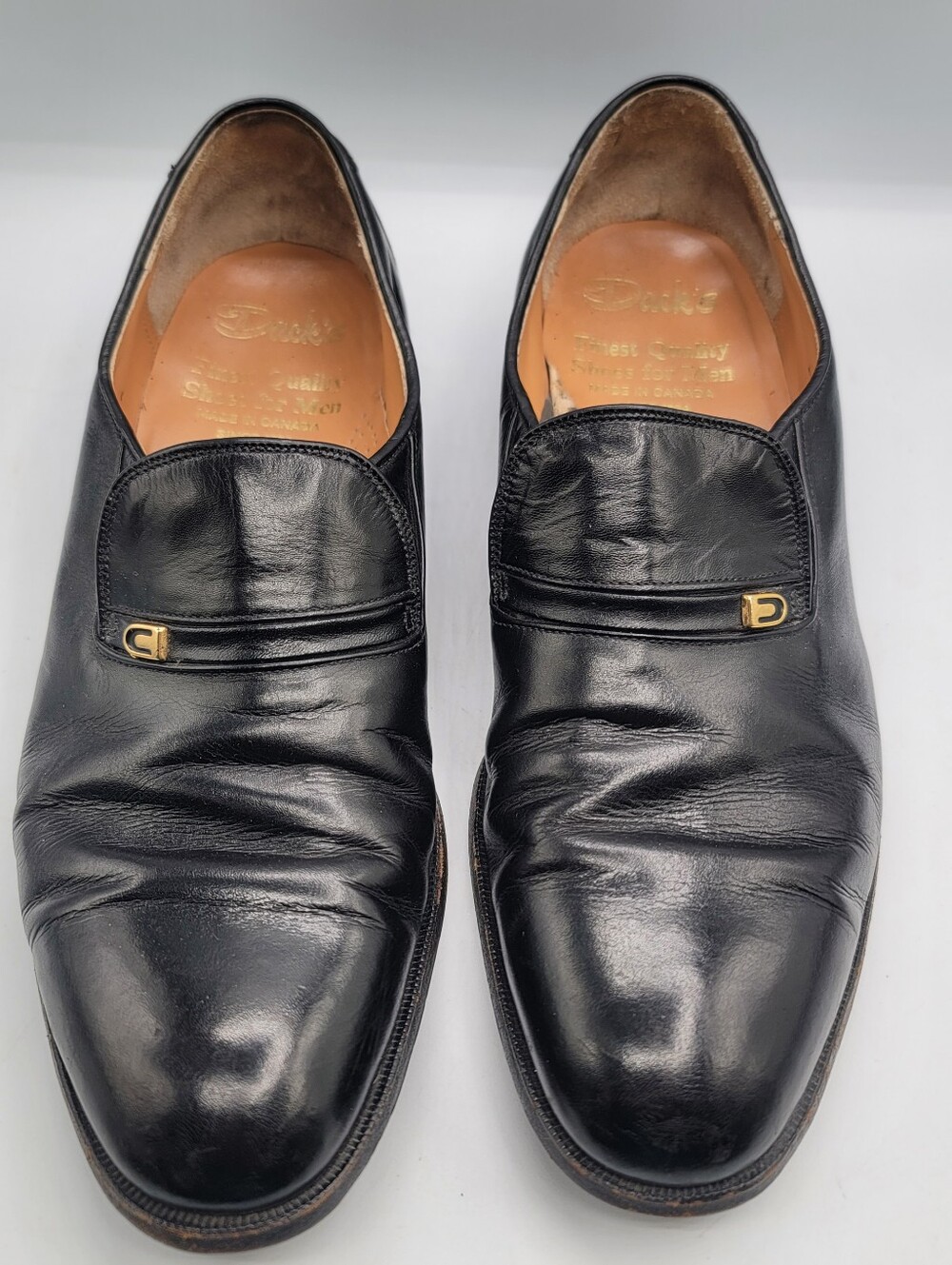Dack's Custom Grade Loafers Leather Size 12 Made In Canada